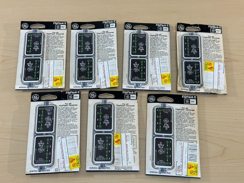 Lot of 7 - VTG GE Flip Flash ll Flashes for FlipFlash Cameras ordinal packaging - Picture 3 of 11