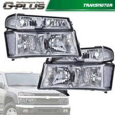 Headlights Assemblybumper Lights Lhrh Fit For 04-12 Gmc Canyonchevy Colorado