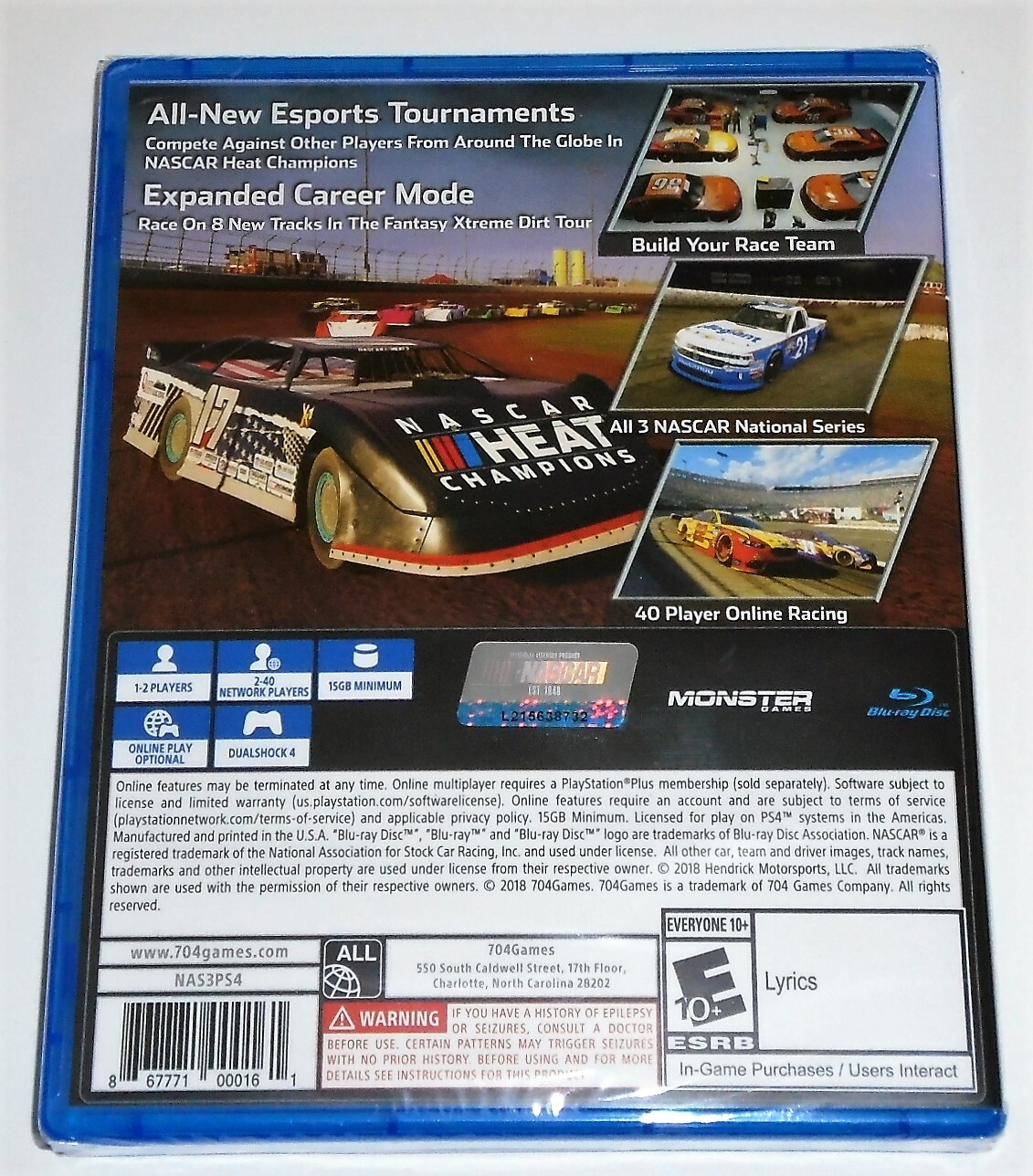 Playstation 4 Nascar Heat 3 Video Game For Sale Online Ebay