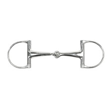 Equestrian Dee Ring Snaffle Horse Bit Stainless Steel Jointed