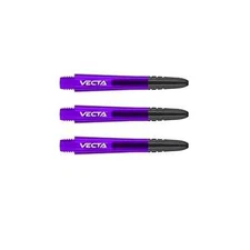 PURPLE MEDIUM   WINMAU VECTA DART SHAFTS NYLON BODY & ALUMINUM TOP