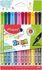 Maped Fineliners Graph'Peps Medium Tip
