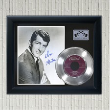 Dean Martin "That's Amore" Framed Platinum Record Reproduction Signatures