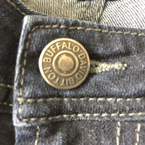 Buffalo David Bitton Mens 32X25 Cotton 5 pocket Jeans Medium Wash Straight Leg - Picture 7 of 11