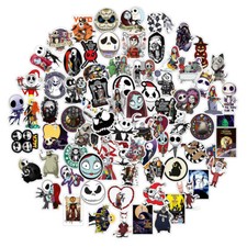 100pcs Skateboard Stickers Graffiti Laptop Sticker Luggage Car Decals Mix