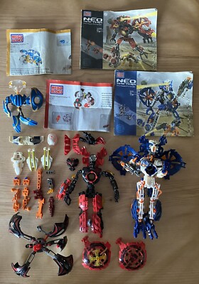 Mega Bloks NEO SHIFTER mit Anleitungen Konvolut für Teile, unvollständig