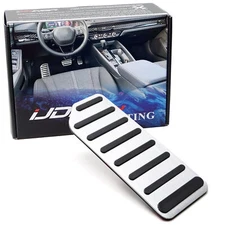 OE-Spec Track Design Silver Rest Dead Pedal Cover For Honda 18+ Accord 10 11 Gen