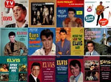 Elvis NOVELTY SLEEVES COLLECTION ~ Radio-Promo-DJ alt 7 inch Picture Sleeves