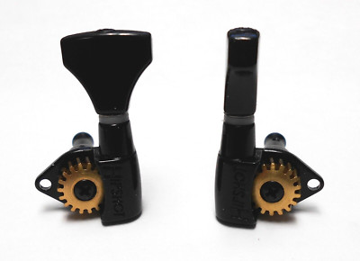 Hipshot Guitar Tuner Upgrade Kit Classic Open 3+3 Black with UMP - OPEN BOX