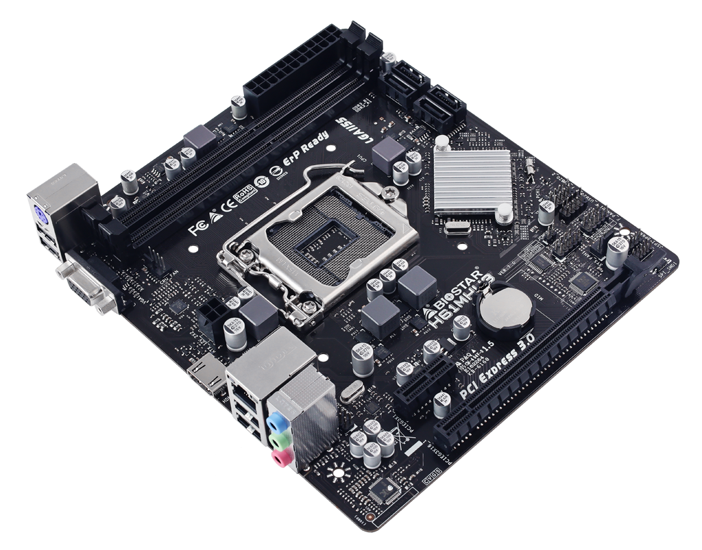 Biostar H61MHV3 Intel H61 LGA 1155 MicroATX Desktop Motherboard | eBay