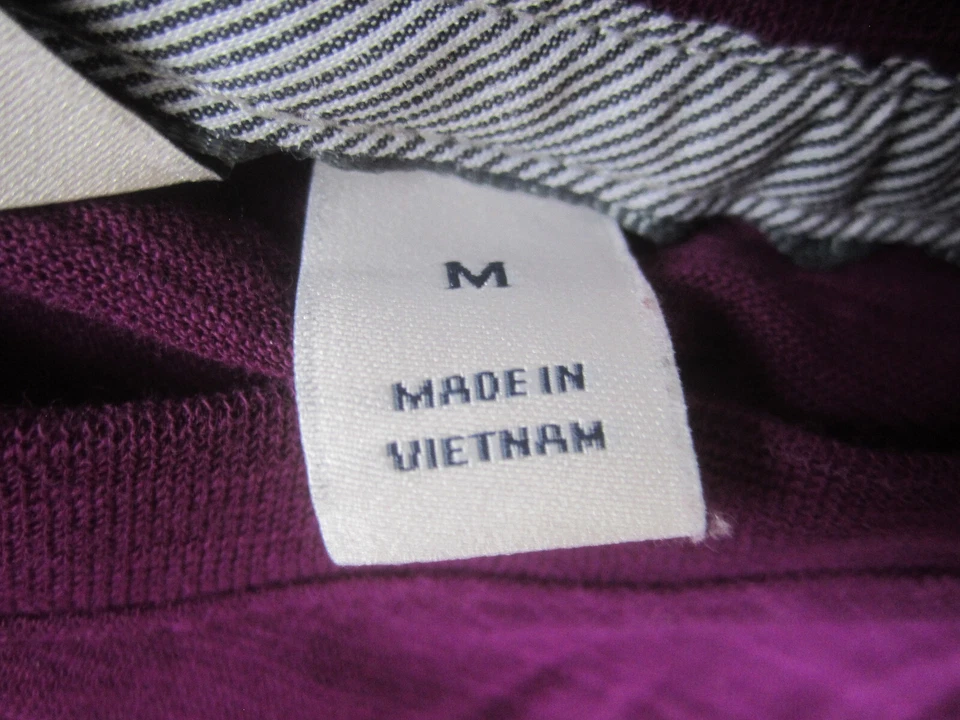 Camisa Joseph Abboud Para Hombres Mediana Púrpura Líquida Suave Cuello Redondo Informal Manga Corta Foto 4 de 4