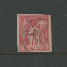 French Colonies Scott #28 VF Used  Senegal Cancel Stamp Cat $100