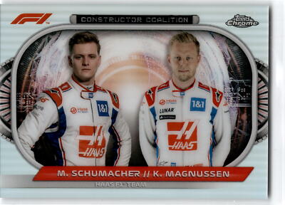 2022 Topps Chrome Formula 1 #CC-HAAS Mick Schumacher / Kevin Magnussen