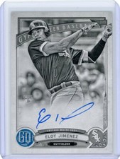 2019 Topps Gypsy Queen Black & White Rookie Autograph #GQA-EJ Eloy Jimenez 43/50