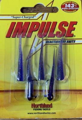 Impulse ReactionaryBait #IBBW1RC-4 Purple-1pk of 2pcs-Brand New-SHIPS N 24 HOURS