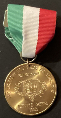 1991 San Antonio Fiesta Centennial Celebration Medal Johnny D Gabriel 100th