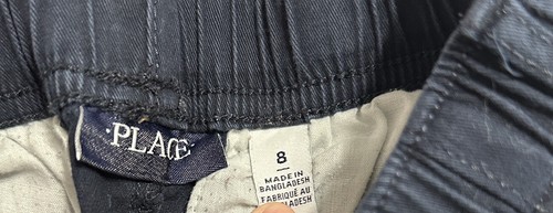 The Children’s Place Boys Size 8 Navy Blue Pants Uniform Elastic Waist - Picture 3 of 5