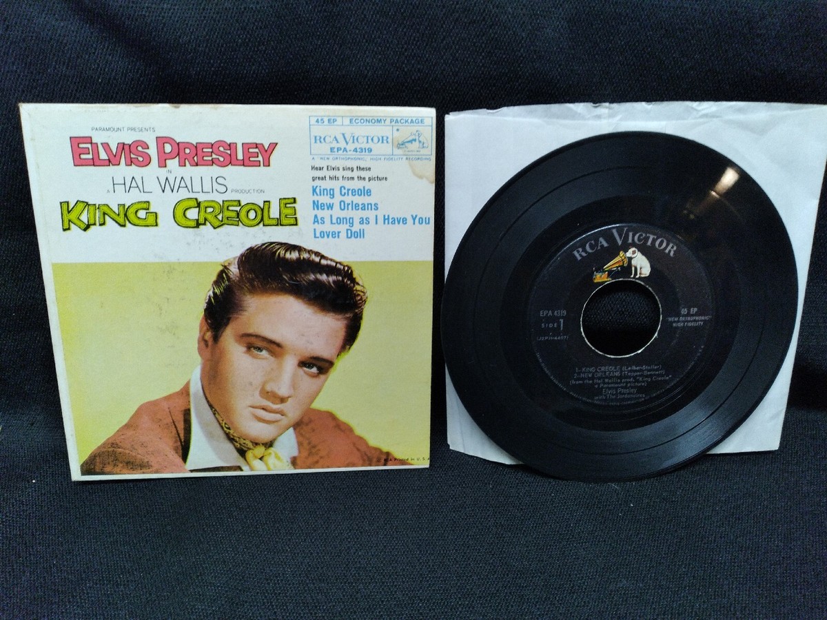 Elvis Presley King Creole Vol. 1 & Vol. 2 45 RPM EP RCA