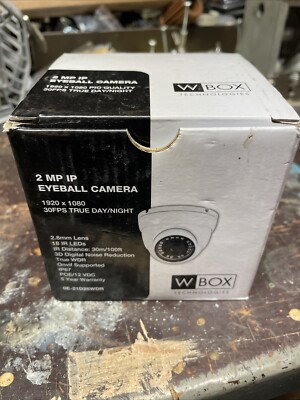 WBox Technologies 2MP IP Eyeball Camera. 1920x1080 Pic Quality.FREE ...