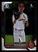 2022 Bowman Draft - Brycen Mautz - 1st Bowman Chrome #BDC-124 - Cardinals