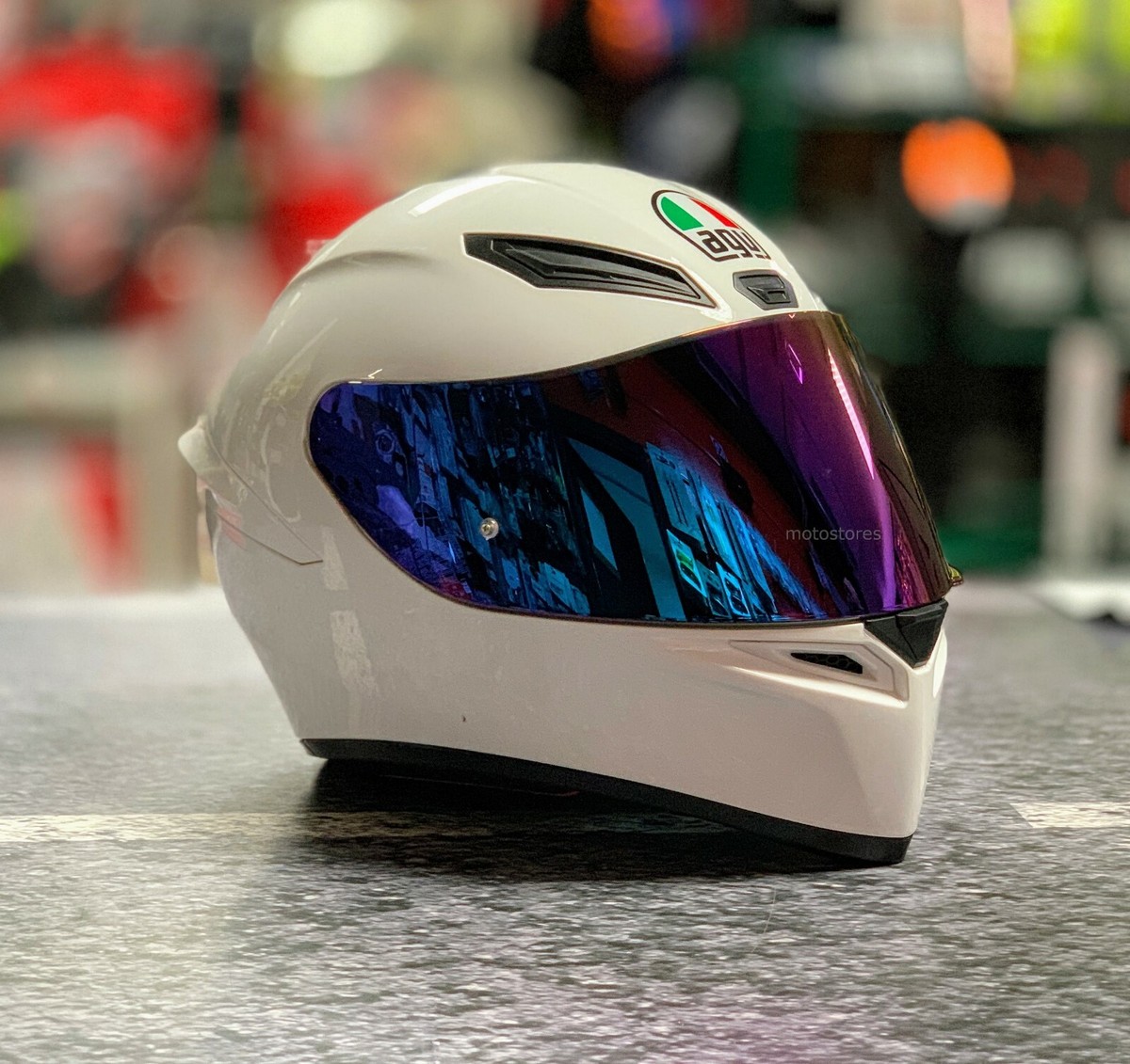 Motorhelm Vizier voor AGV K1S - Antifog Vizier met Spiegelcoating