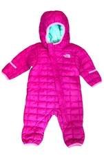 North Face Thermoball Infant Snowsuit 3-6 Months Baby Girls Pink Quilted Bunting