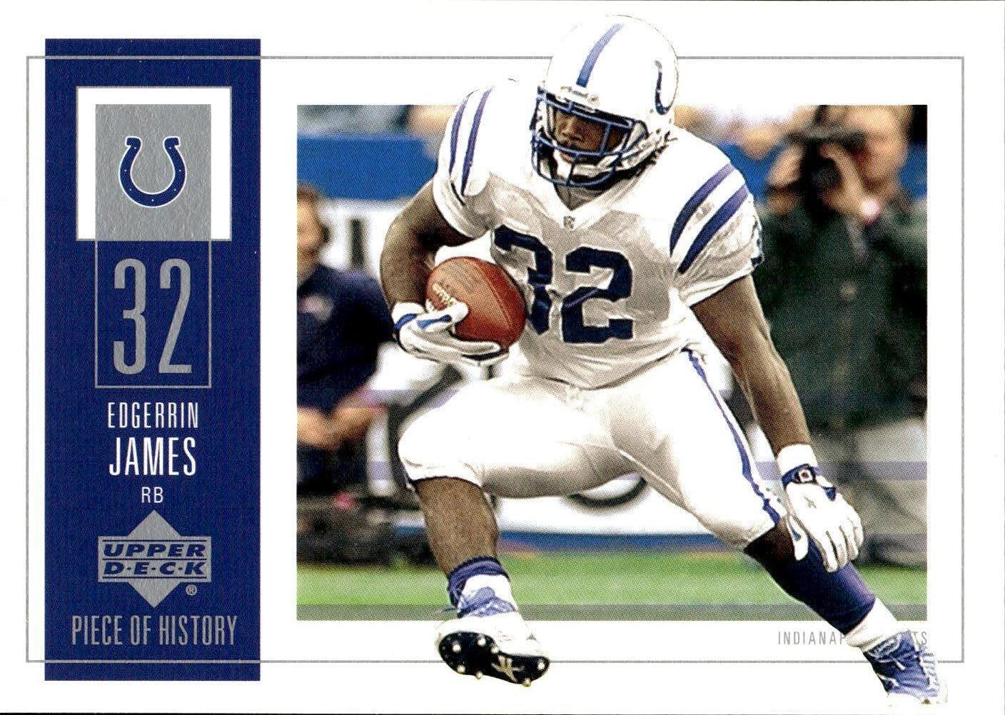 2002 UD Piece of History #41 Edgerrin James