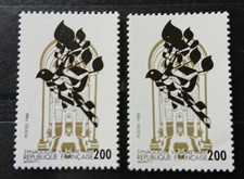 Variété N° 2516c (Olive Clair Au Lieu De Or) + Normal /Neuf**/ 1988 ( Cote 100€)