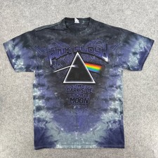 Vintage Medium Pink Floyd Dark Side of the Moon Tie Dye Delta T-Shirt Mens