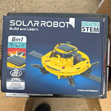 Solar Powered 6-in-1 STEM Robot Build Learn Kit, Ages 8 2022