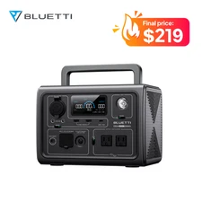 BLUETTI EB3A 600W 268Wh Portable Power Station Solar Generator LFP for Outdoors