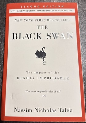 The Black Swan 2nd Edition 2010 Nassim Nicholas Taleb Paperback Very Good