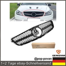 K&uuml;hlergrill Passend f&uuml;r Mercedes W204 C204 C63 S204 Coupe Entl&uuml;ftung Schwarz