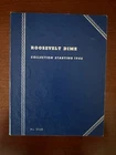 Silver Roosevelt Dimes (1946-1964) Complete 54-Coin Set in Whitman Folder