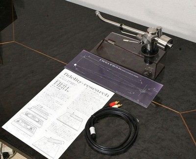 Fidelity Research FR-64S Tone Arm with Manual and Cable Used Working