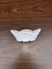 Vintage Opaque Milk Glass White Trinket Bowl Candy Dish 2" X 4"