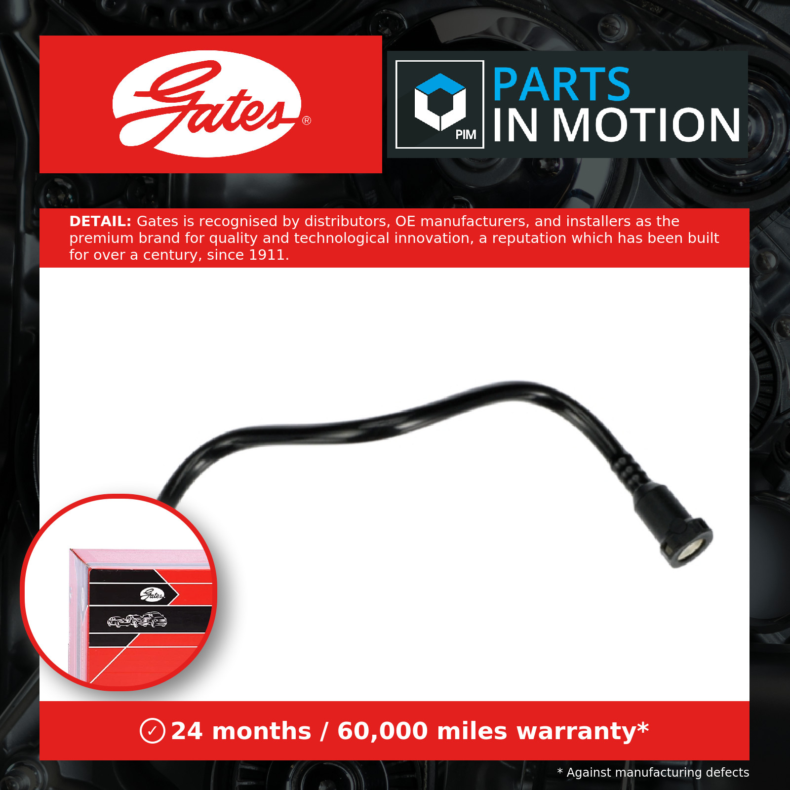 GATES MOLDED FUEL HOSE - MFL1179 - Image 9