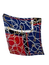 Made in Japan by Specialty House 100 Silk Scarf with Purple Swril Design