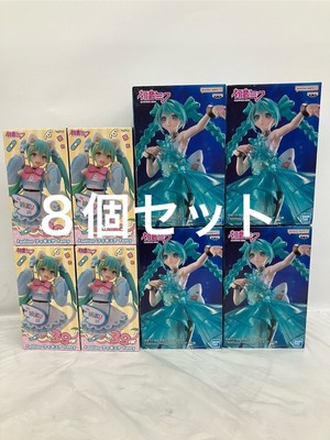 Hatsune Miku Mädchen Figur Anime Figur Ware 8 Stück Set Verkauf TAITO Bandai
