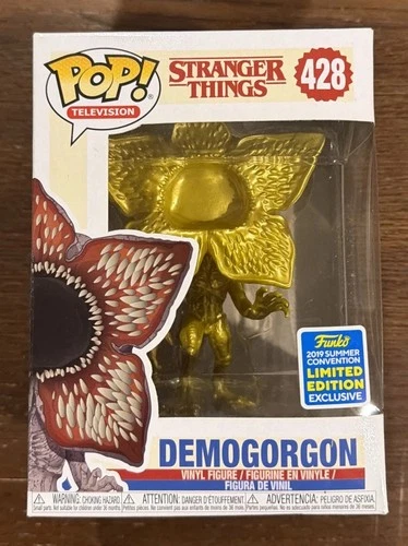 Funko Pop! Vinyl: Stranger Things - Demogorgon (Gold) - Summer Convention - 428