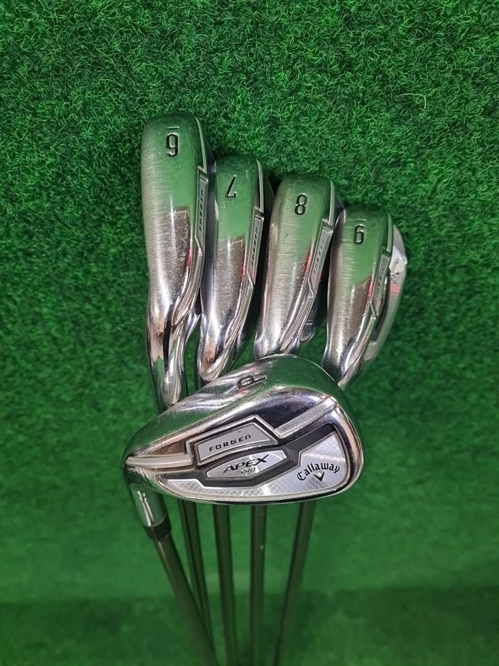 CALLAWAY Apex Pro 16 Eisensatz, -0,5 Zoll, 6-PW, Herren, Graphit, Links, Stiff