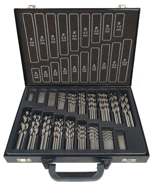 Projahn Metall-Magazin Spiralbohrer Basic HSS-G Din 338 1-10 Mm 170-Teilig-image