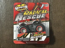 RADICAL RESCUE MONSTER MACHINES MONSTER JAM FIRE TRUCK NOT SOLD IN STORES RARE 