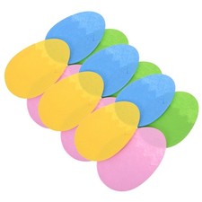  Lot de 12 pochettes à couverts de Pâques - Sacs de rangement en feutre en forme