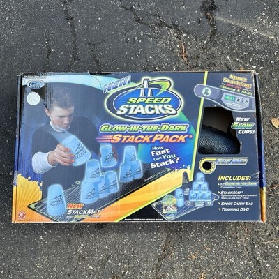 Speed Stacks Stack Pack Sport Stacking Set with Mat Timers and 12 Glow Cups Box