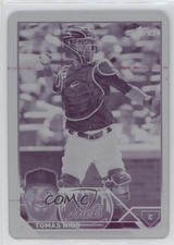 2023 Topps Update Printing Plate Magenta 1/1 Tomas Nido Tomás Nido #US105 f3p