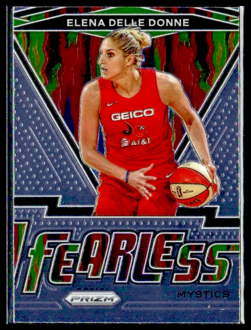 2021 Panini WNBA Prizm Fearless 13 Elena Delle Donne Washington Mystics