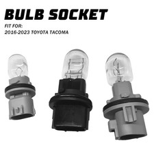 3X & BULBS SOCKETS Fit 2016-2023 TOYOTA TACOMA TAIL BRAKE LIGHTS REVERSE SIGNAL