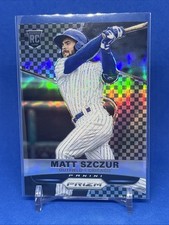 2015 Panini Prizm Black And White Checker Prizm Matt Szczur #195 Cubs 112/149