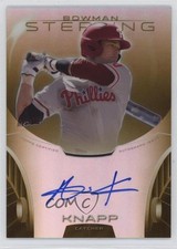 2013 Bowman Sterling Prospect Gold Refractor /50 Andrew Knapp #BSAP-AK Auto 12i0